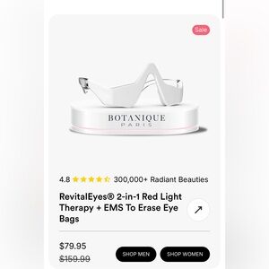 Botanique Paris White Red light Therapy